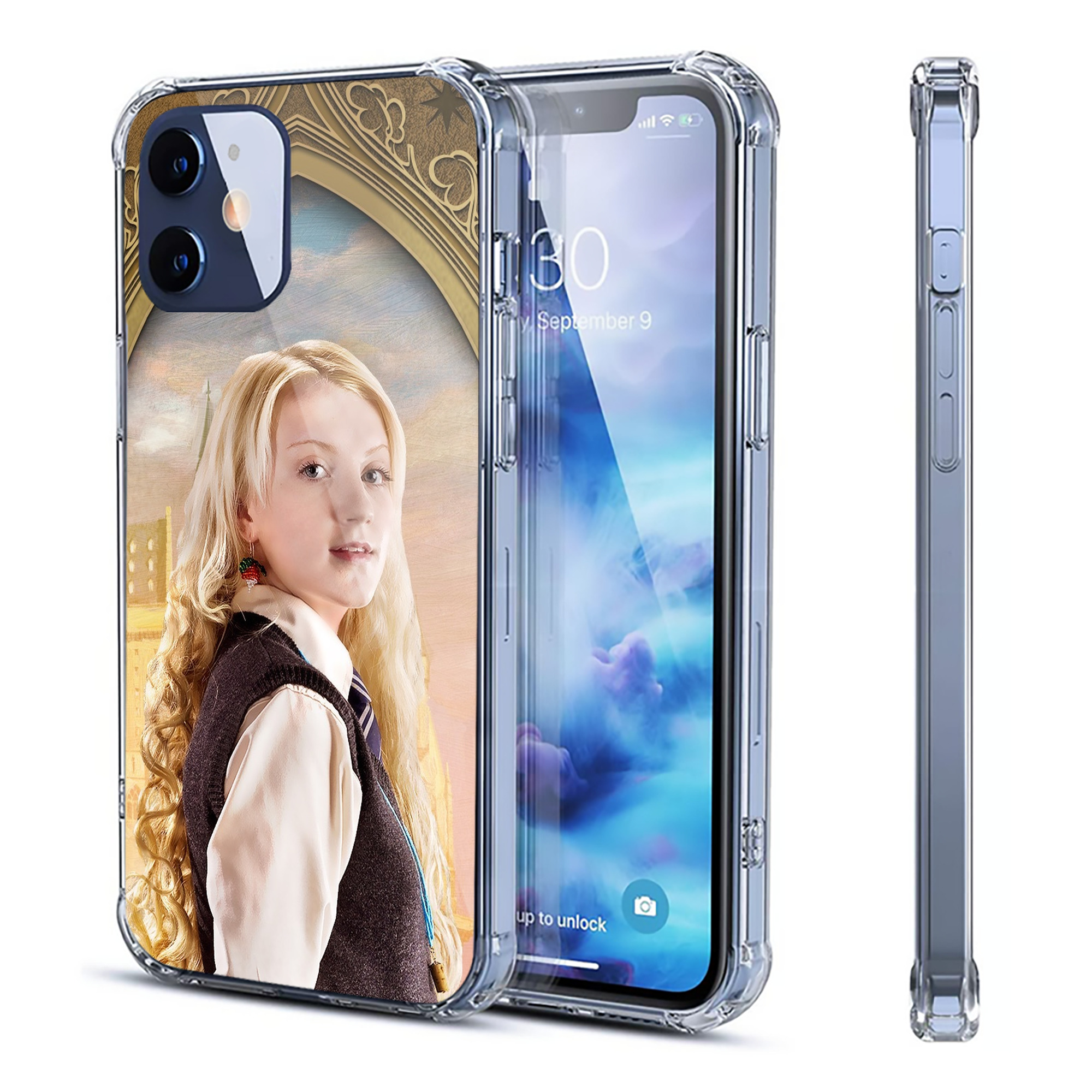 （画像用） Harry Potter ハリー・ポッターシリーズ 【iPhone 12シリーズ対応】透明スマホケース（クリアソフトケース）